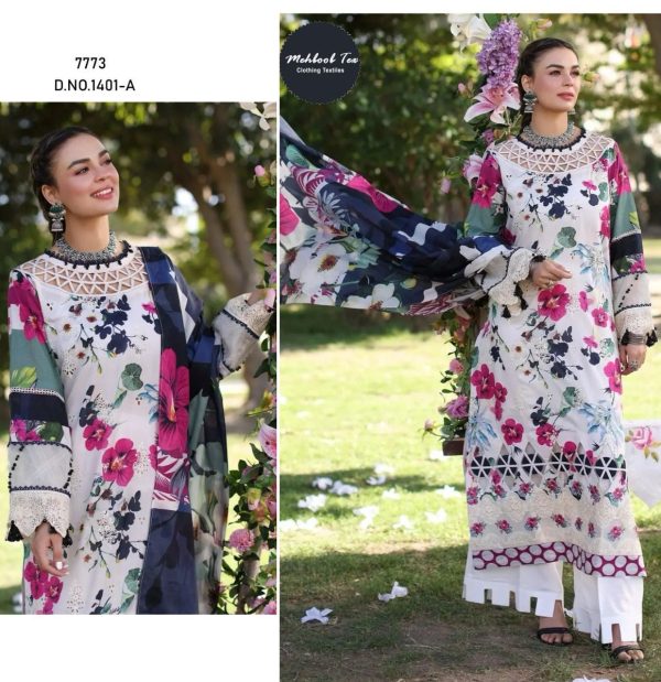 MEHBOOB TEX 1401 A PAKISTAN SUITS IN INDIA