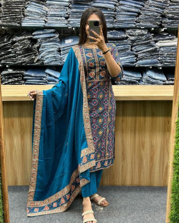 MURTI TRENDS BLUE RAJA RANI SUITS WHOLESALE