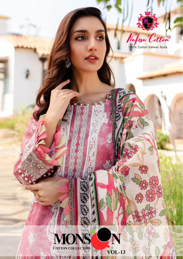 NAFISA COTTON MONSOON VOL 13 WHOLESALE