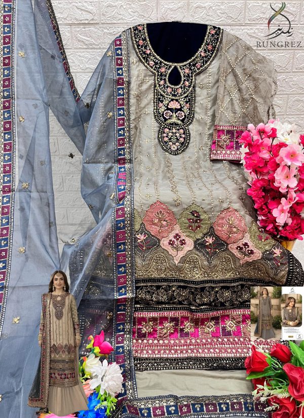 RUNGREZ 5020 D PAKISTANI SUITS WHOLESALE