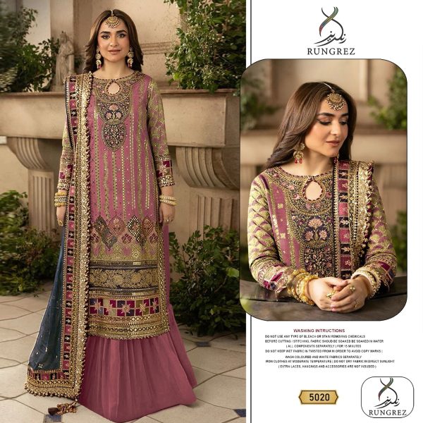 RUNGREZ 5020 PAKISTANI SUITS WHOLESALE