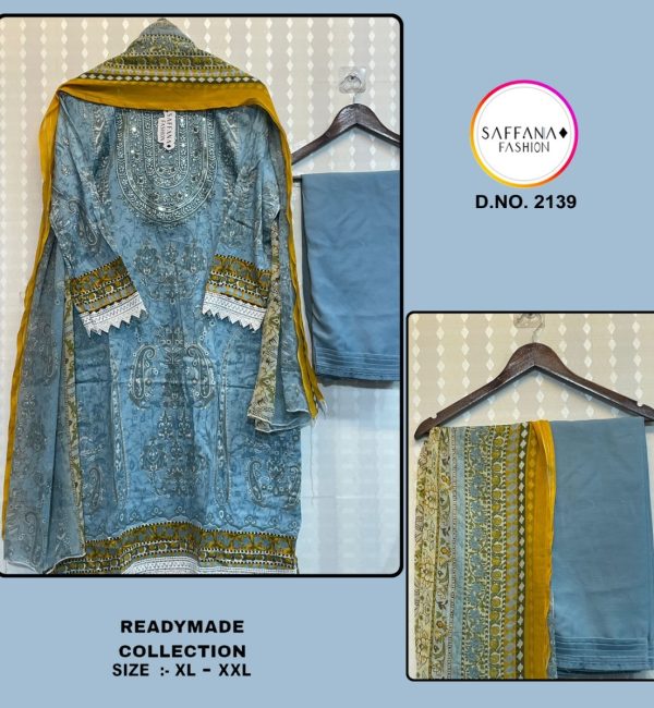 SAFFANA FASHION 2139 B READYMADE SUITS