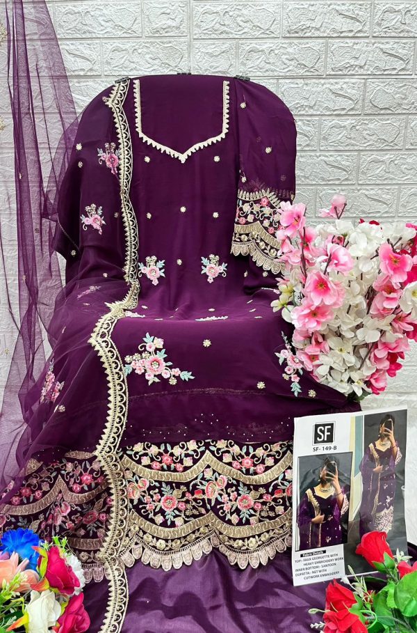 SF 149 B PAKISTANI SALWAR SUITS WHOLESALE