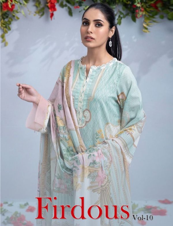 SHRADDHA DESIGNER FIRDOUS VOL 10 WHOLESALE