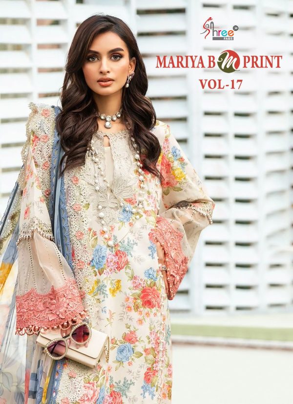 SHREE FABS MARIYA B M PRINT VOL 17 WHOLESALE