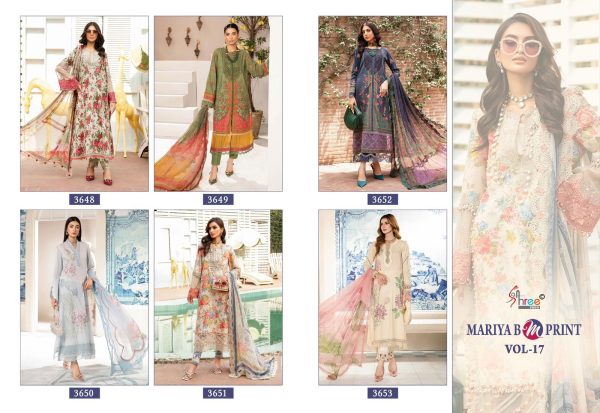 SHREE FABS MARIYA B M PRINT VOL 17 WHOLESALE