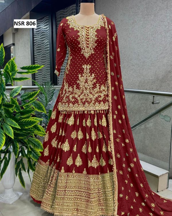 SHREE HARI NSR 806 G DESIGNER TOP LEHENGA