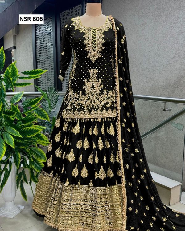 SHREE HARI NSR 806 H DESIGNER TOP LEHENGA