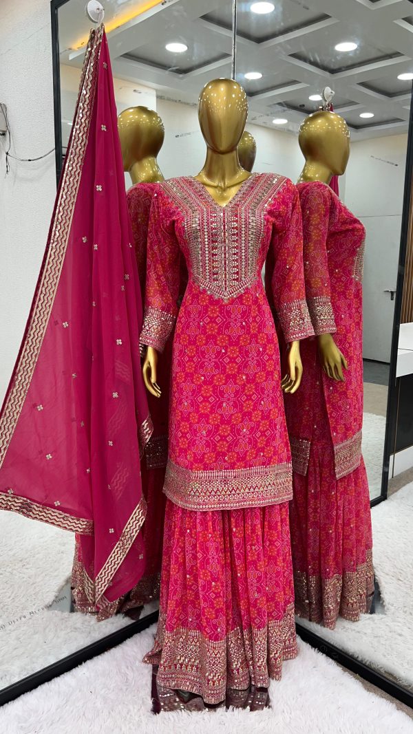 SHREE HARI SSR 478 TOP GHARARA WHOLESALE