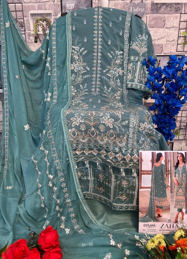 ZAHA 10143 E F G H GULAAL VOL 2 SALWAR SUITS