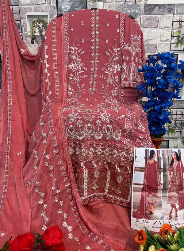 ZAHA 10143 E F G H GULAAL VOL 2 SALWAR SUITS