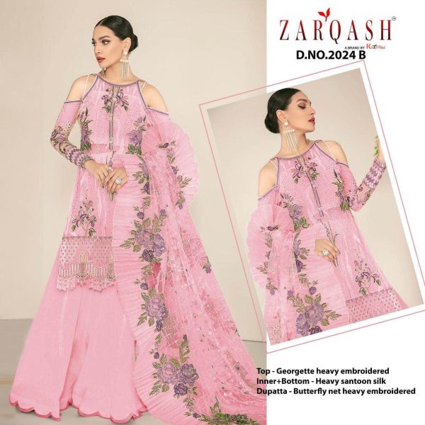 ZARQASH Z 2024 B SALWAR SUITS WHOLESALE