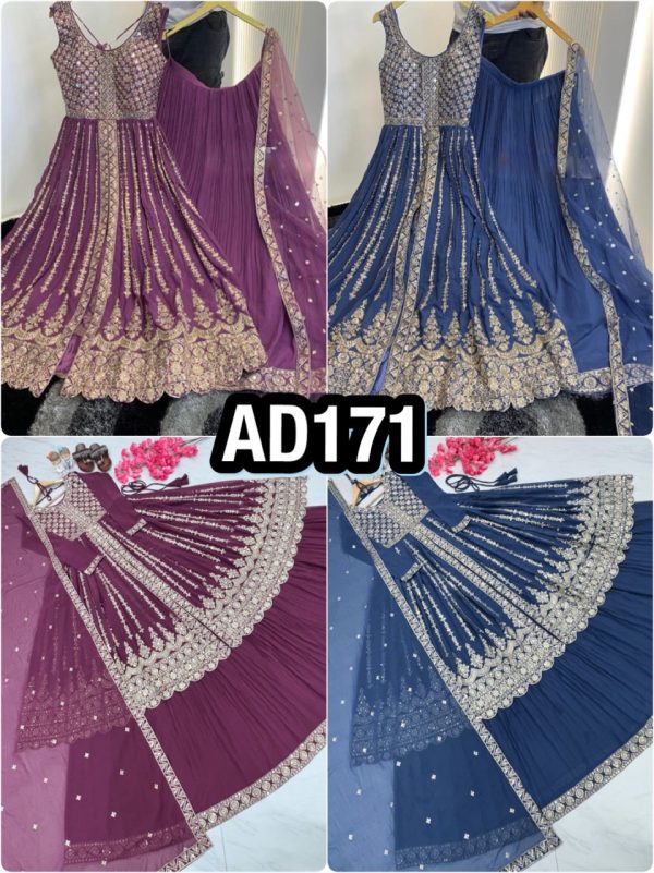 AAROHI DESIGNER AD 171 A B TOP LEHENGA