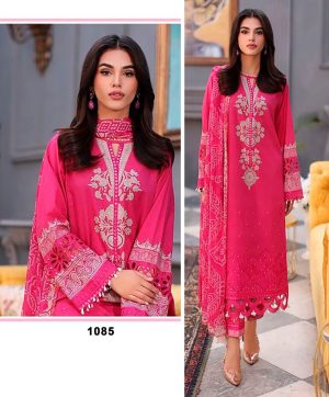 AASHA DESIGNER 1085 COTTON PAKISTANI SUITS