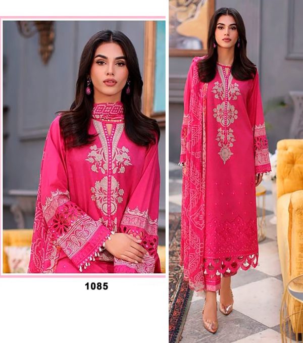 AASHA DESIGNER 1085 COTTON PAKISTANI SUITS