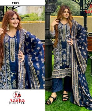 AASHA DESIGNER 1101 RIWAYAT PREMIUM SUITS