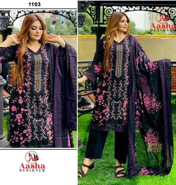 AASHA DESIGNER 1103 RIWAYAT PREMIUM SUITS