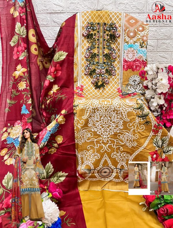 AASHA DESIGNER 1108 PAKISTANI SUITS IN INDIA