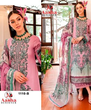 AASHA DESIGNER 1110 B PAKISTANI SUITS IN INDIA