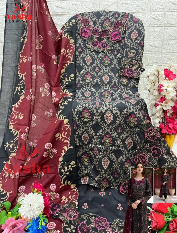 AASHA DESIGNER 1121 COTTON SUITS WHOLESALE