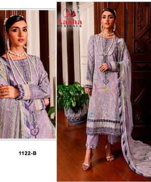 AASHA DESIGNER 1122 B QUEEN COURT VOL 8 SUITS