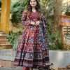 AKSHAR DESIGNER HAND KHATLI WORK ANARKALI SUITS