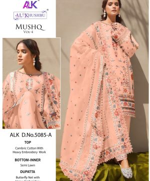 AL KHUSHBU ALK 5085 A MUSHQ VOL 4 SALWAR SUITS