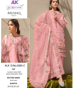 AL KHUSHBU ALK 5085 C MUSHQ VOL 4 SALWAR SUITS