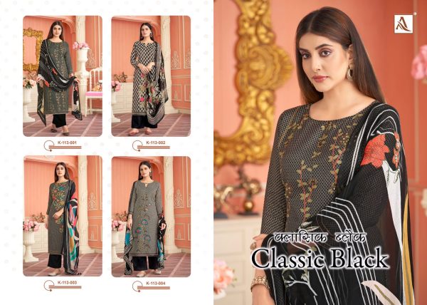 ALOK SUIT CLASSIC BLACK WHOLESALE