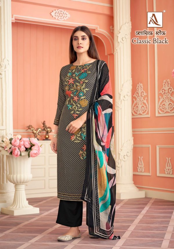 ALOK SUIT CLASSIC BLACK WHOLESALE