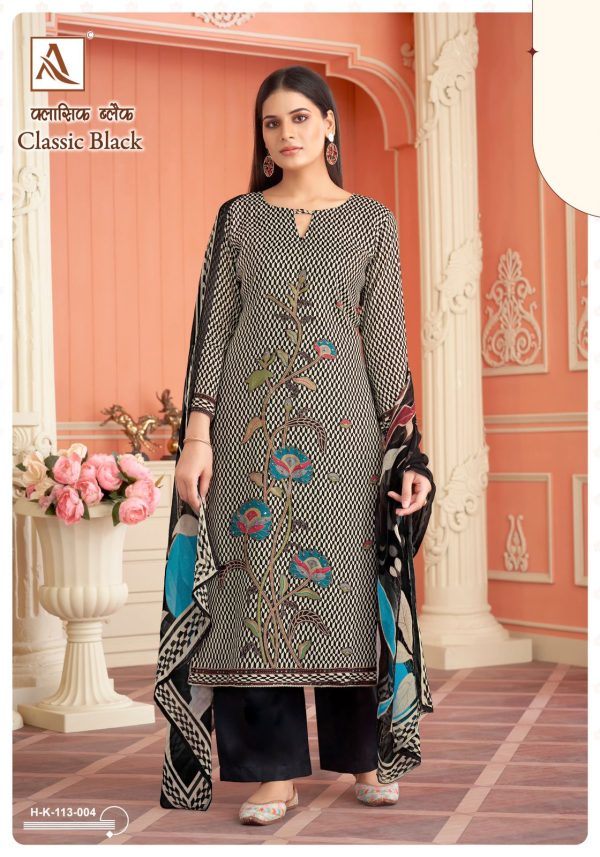 ALOK SUIT CLASSIC BLACK WHOLESALE