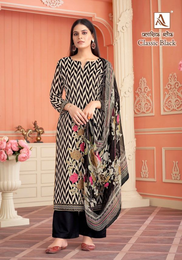 ALOK SUIT CLASSIC BLACK WHOLESALE