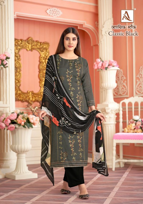 ALOK SUIT CLASSIC BLACK WHOLESALE