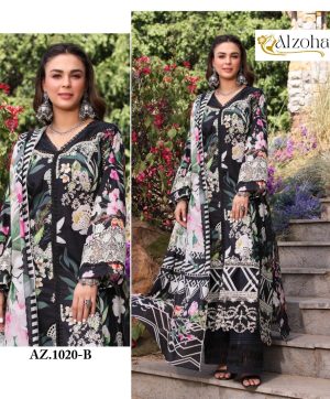 ALZOHAIB AZ 1020 B COTTON PAKISTANI SUITS