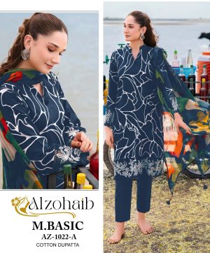 ALZOHAIB AZ 1022 A M BASIC PAKISTANI SUITS