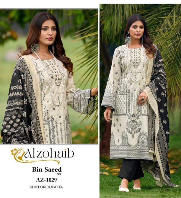 ALZOHAIB AZ 1029 PAKISTANI SUITS IN INDIA