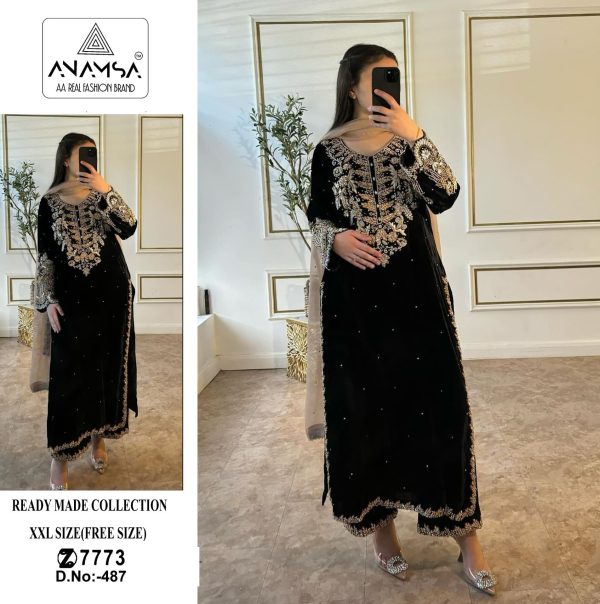 ANAMSA 487 READYMADE PAKISTANI SUITS