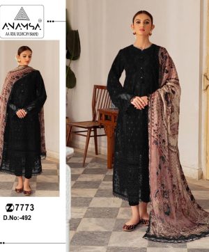 ANAMSA 492 PAKISTANI SUITS WHOLESALE