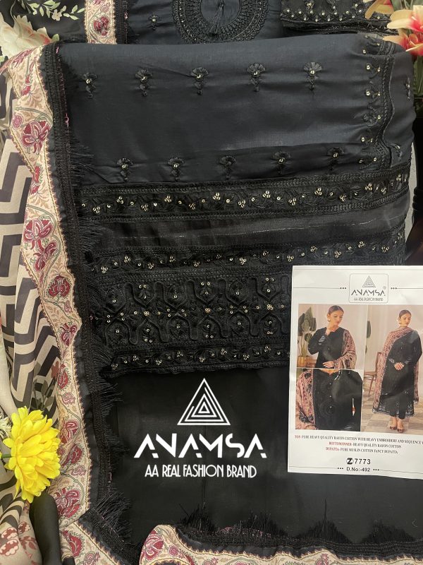 ANAMSA 492 PAKISTANI SUITS WHOLESALE