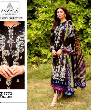 ANAMSA 493 PAKISTANI SUITS WHOLESALE