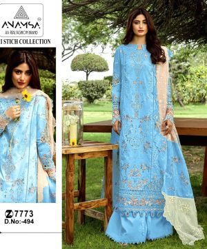 ANAMSA 494 PAKISTANI SUITS IN INDIA