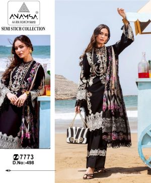 ANAMSA 498 PAKISTANI SUITS WHOLESALE