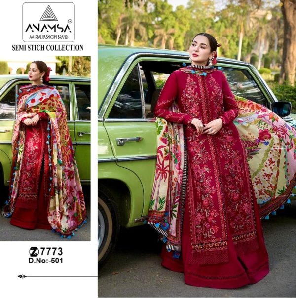 ANAMSA 501 PAKISTANI SALWAR SUITS