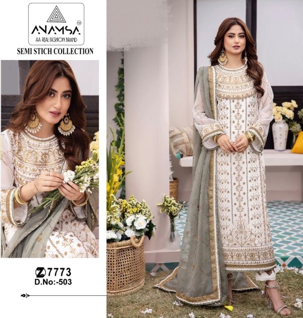 ANAMSA 503 PAKISTANI SUITS WHOLESALE