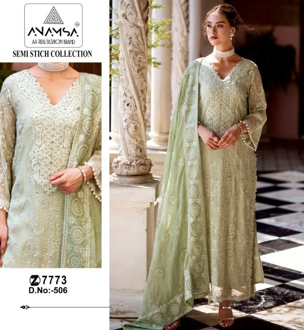 ANAMSA 506 PAKISTANI SUITS IN INDIA