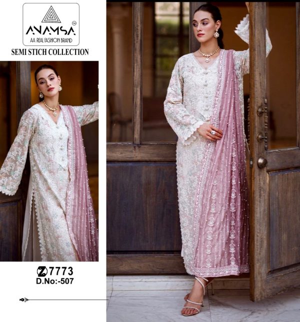 ANAMSA 507 PAKISTANI SUITS WHOLESALE