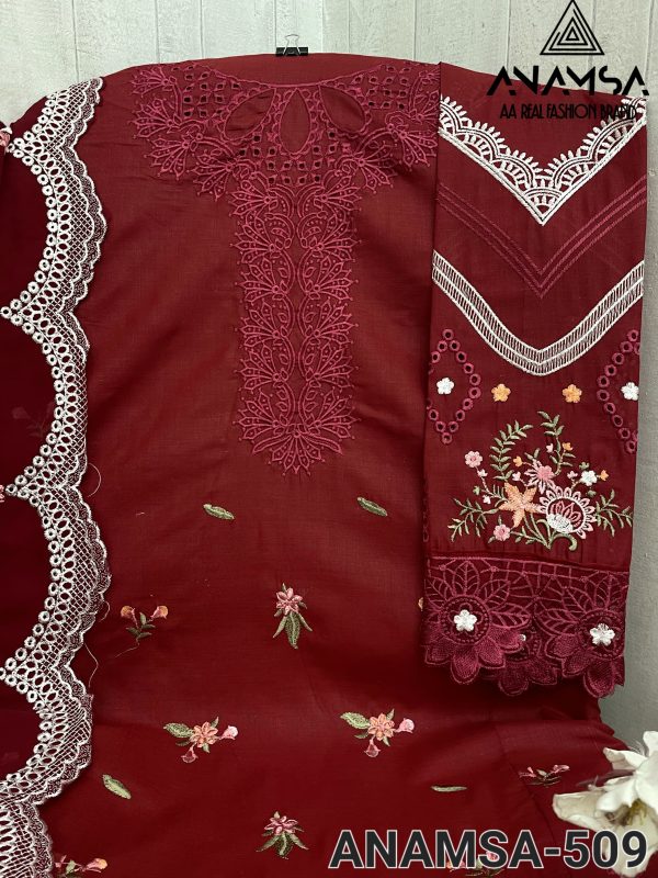 ANAMSA 509 PAKISTANI SUITS WHOLESALE