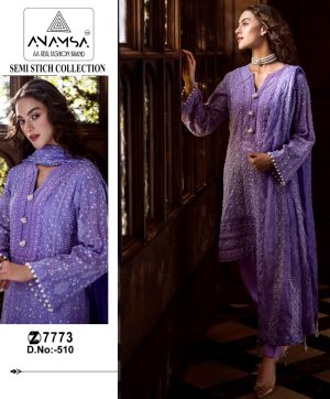 ANAMSA 510 PAKISTANI SUITS WHOLESALE IN INDIA