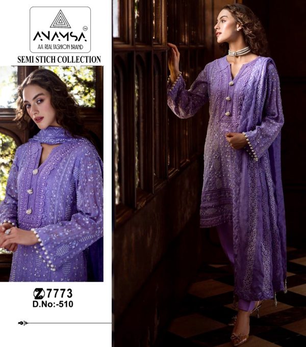 ANAMSA 510 PAKISTANI SUITS WHOLESALE IN INDIA