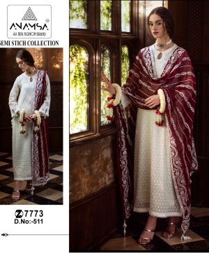 ANAMSA 511 PAKISTANI SUITS WHOLESALE